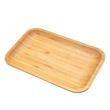 Natural Bamboo Rolling Tray With Pre Rolled Cone Holder Multifunctional Bamboo Tobacco Cigarette Tray